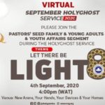 Pastor Adeboye Sermons – RCCG SEPTEMBER 2020 HOLY COMMUNION SERVICE