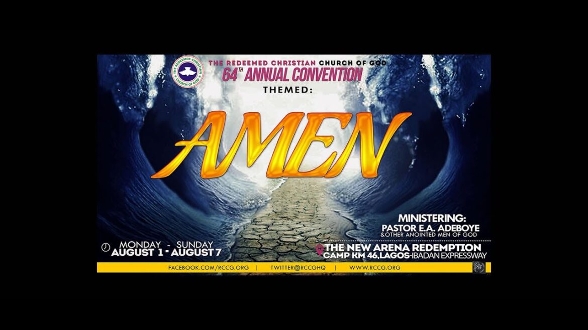 DAY 5 EVENING SESSION – HOLYGHOST SERVICE – RCCG CONVENTION 2016 – AMEN